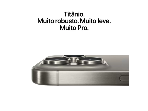 iPhone 15 Pro Apple 128GB Titânio Natural 6,1" 48MP iOS 5G - Imagem 11