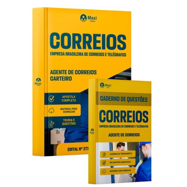 Combo CORREIOS Agente de Correios - Carteiro